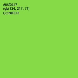 #86D947 - Conifer Color Image