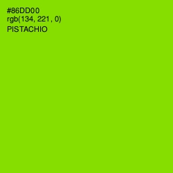 #86DD00 - Pistachio Color Image