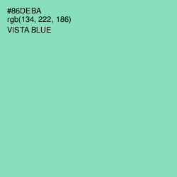 #86DEBA - Vista Blue Color Image