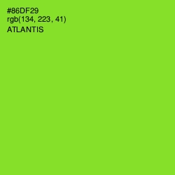 #86DF29 - Atlantis Color Image