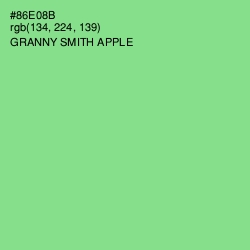 #86E08B - Granny Smith Apple Color Image