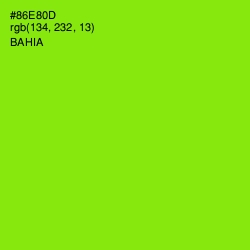 #86E80D - Bahia Color Image