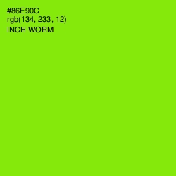 #86E90C - Inch Worm Color Image