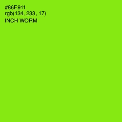 #86E911 - Inch Worm Color Image