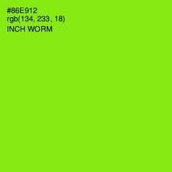 #86E912 - Inch Worm Color Image