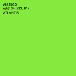 #86E93D - Atlantis Color Image