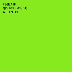 #86EA1F - Atlantis Color Image