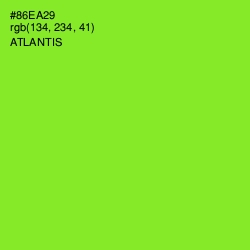 #86EA29 - Atlantis Color Image