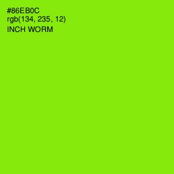 #86EB0C - Inch Worm Color Image