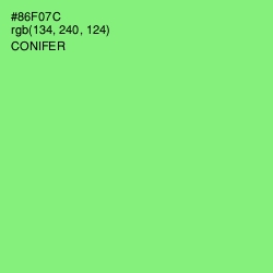 #86F07C - Conifer Color Image