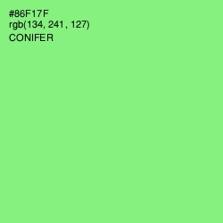 #86F17F - Conifer Color Image