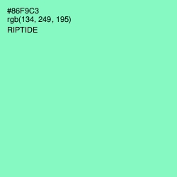 #86F9C3 - Riptide Color Image