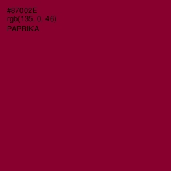 #87002E - Paprika Color Image