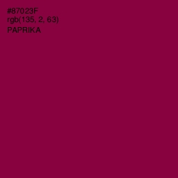 #87023F - Paprika Color Image