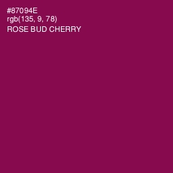 #87094E - Rose Bud Cherry Color Image