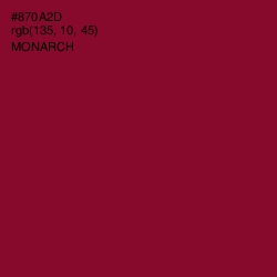 #870A2D - Monarch Color Image