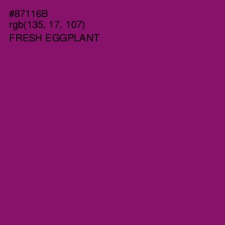 #87116B - Fresh Eggplant Color Image