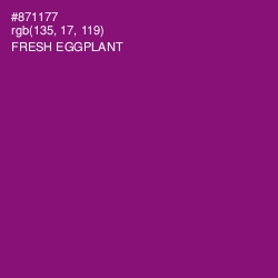 #871177 - Fresh Eggplant Color Image