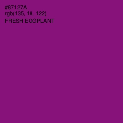 #87127A - Fresh Eggplant Color Image