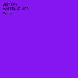 #8715F4 - Electric Violet Color Image