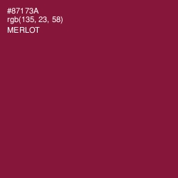#87173A - Merlot Color Image