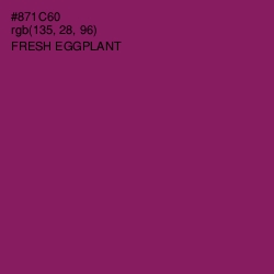 #871C60 - Fresh Eggplant Color Image