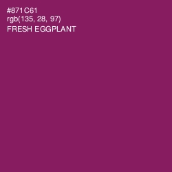 #871C61 - Fresh Eggplant Color Image