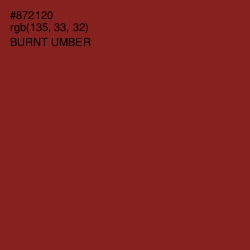 #872120 - Burnt Umber Color Image