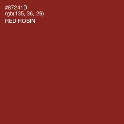 #87241D - Red Robin Color Image