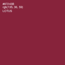 #87243B - Lotus Color Image