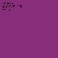 #872D79 - Plum Color Image