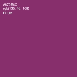#872E6C - Plum Color Image
