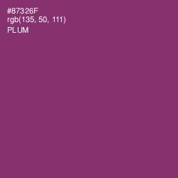 #87326F - Plum Color Image