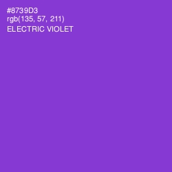 #8739D3 - Electric Violet Color Image