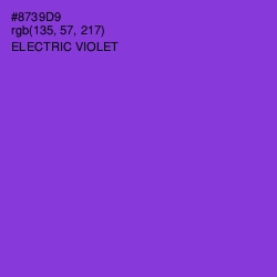 #8739D9 - Electric Violet Color Image