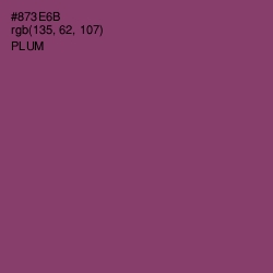 #873E6B - Plum Color Image