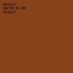 #87421C - Russet Color Image