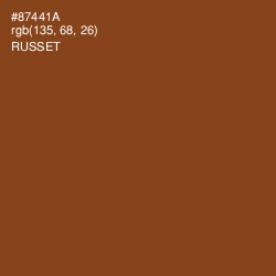 #87441A - Russet Color Image