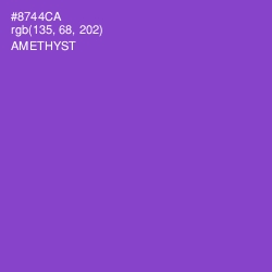 #8744CA - Amethyst Color Image