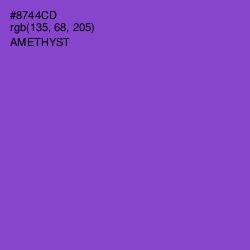 #8744CD - Amethyst Color Image