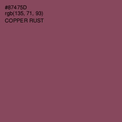 #87475D - Copper Rust Color Image