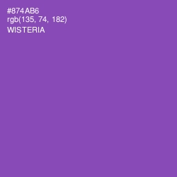 #874AB6 - Wisteria Color Image