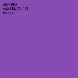 #874BB3 - Trendy Pink Color Image