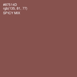 #87514D - Spicy Mix Color Image