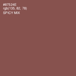 #87524E - Spicy Mix Color Image