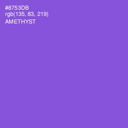 #8753DB - Amethyst Color Image