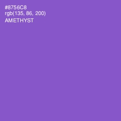 #8756C8 - Amethyst Color Image