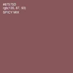 #87575D - Spicy Mix Color Image