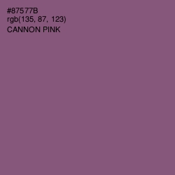 #87577B - Cannon Pink Color Image