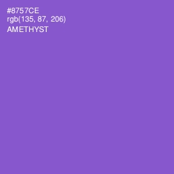 #8757CE - Amethyst Color Image